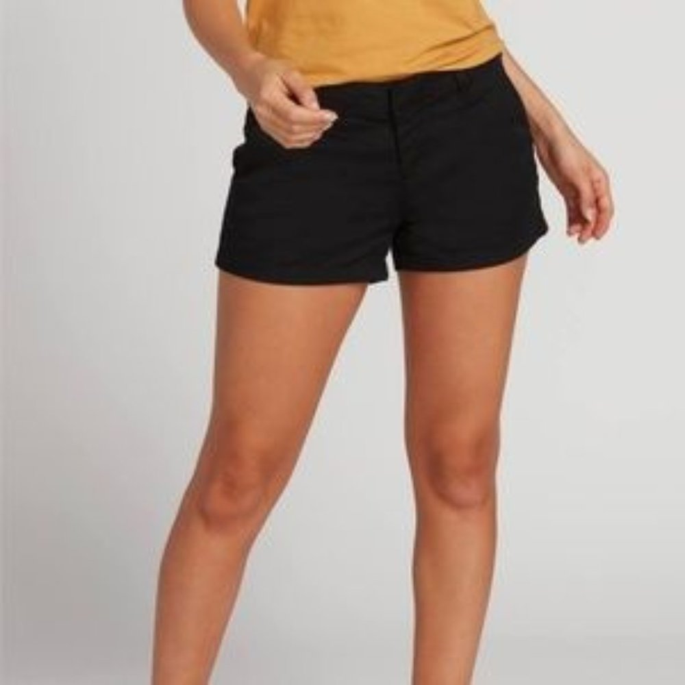 Ann Taylor Signature Womens Black Mini Short